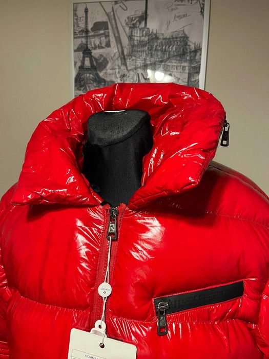 Kurtka zimowa czerwona połysk roz. M