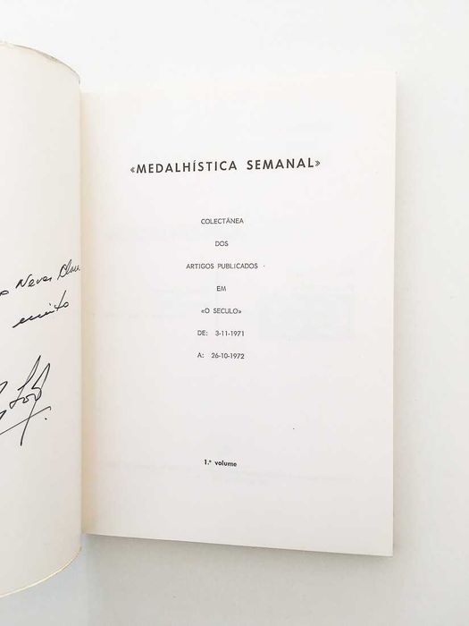Medalhística, Autografado