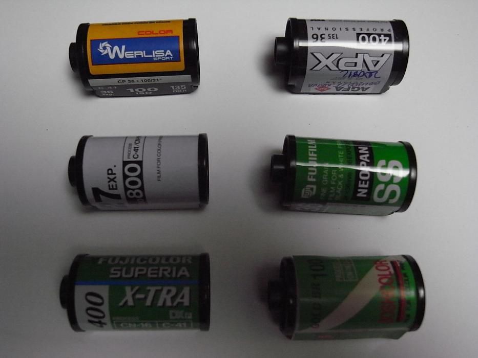 100 cápsulas rolos fotografia aleatórias