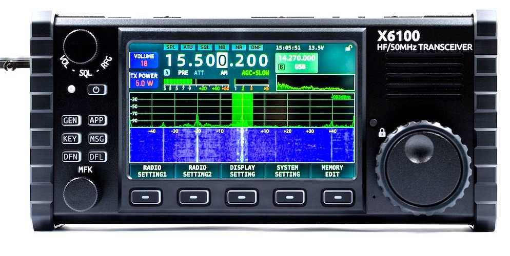 Xiegu 6100+ wzm.100W,radiostacja przenośna KF,transceiver