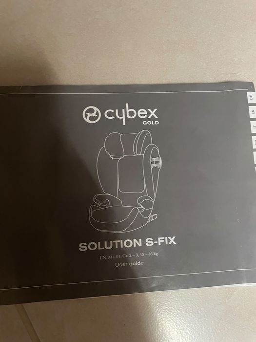 Cybex s fix cadeira auto