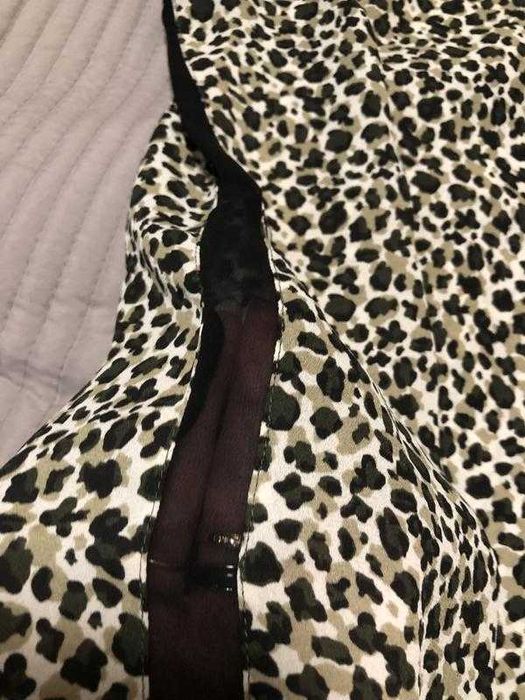 Женская леопардовая футболка Maison Scotch