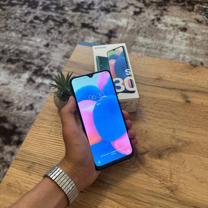 Samsung Galaxy A30s Blue — 100% АКБ