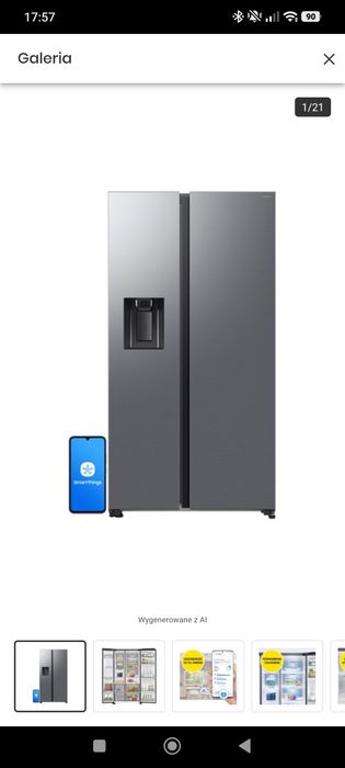Lodówka Samsung RS80F64KDTEF