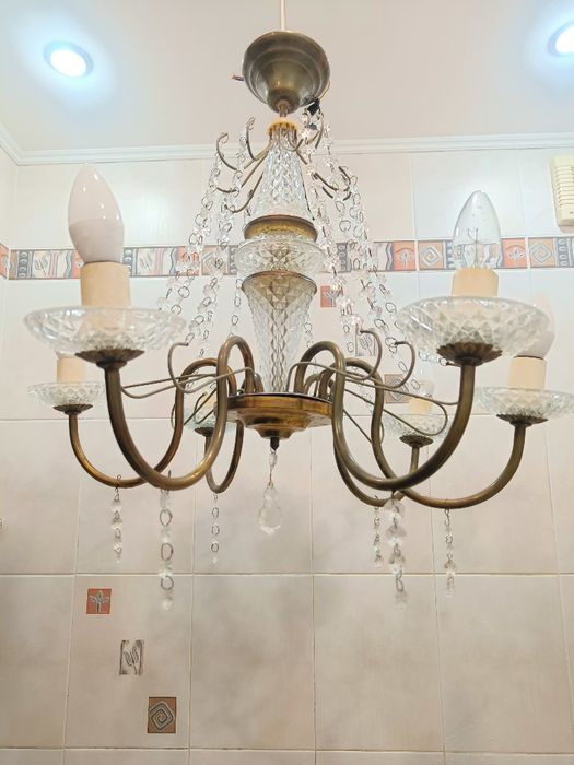 Люстра хрустальная Чехия в Одессе недорого на запчасти