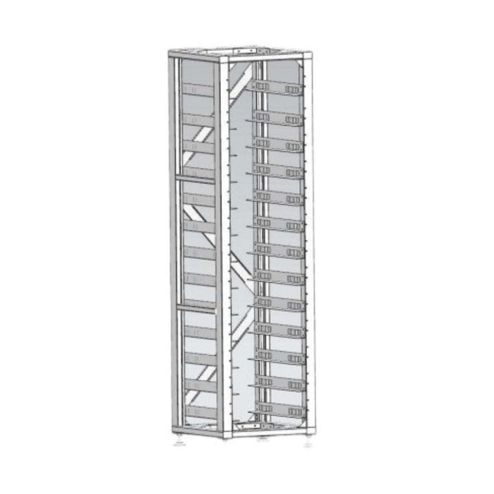 Szafa dla baterii BOS-G 3U-Hrack