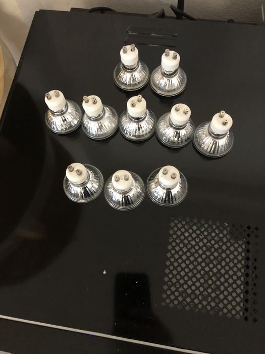Conjunto de 8 lampadas halogeneo GU10 220v