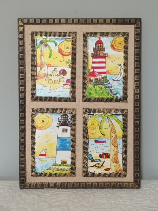 Панно настенное из 4х картин.