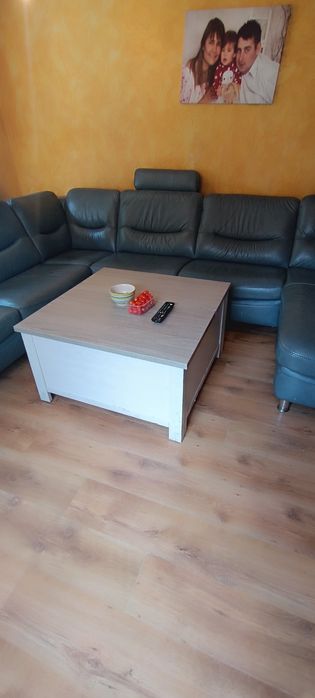 Narożnik skórzany szary hukla 240 x 330 x 170