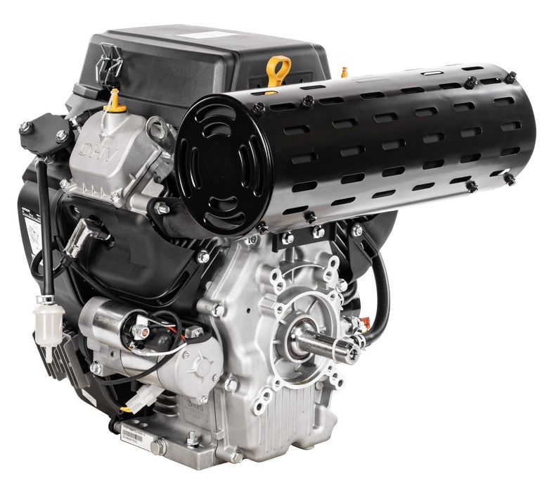 Silnik Loncin lc2v80 benzynowy 2-cylindrowy wał 25,4mm