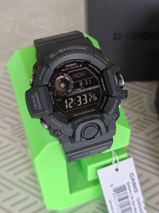 Casio G-Shock GW-9400-1B Rangeman (Novo C/ Etiquetas)