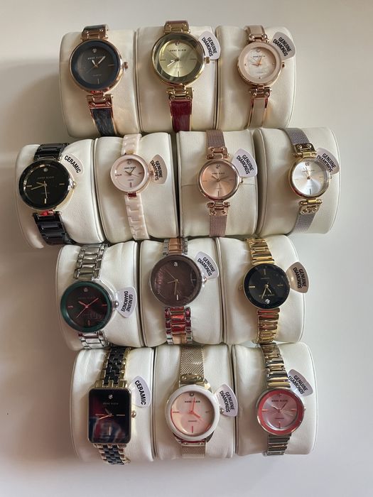 -45%$ Anne Klein часы с бриллиантом діаманти годинник жіночий diamond