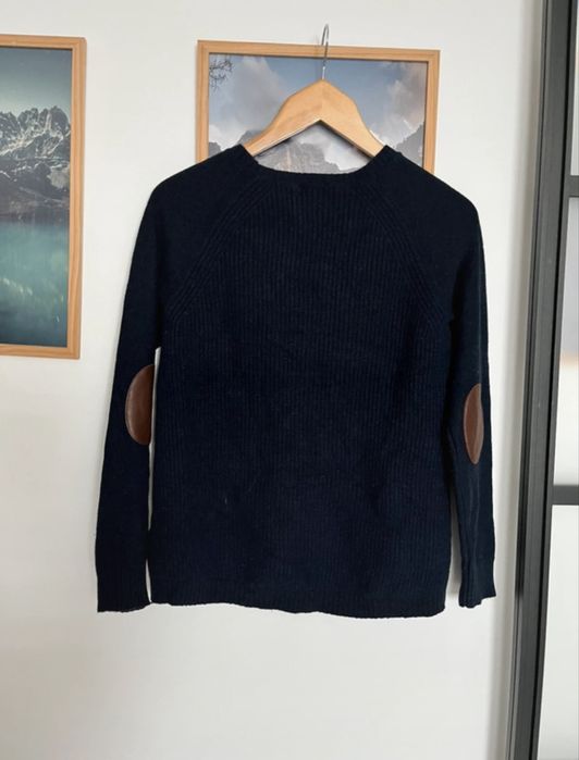 Sweter damski J.Crew S wełniany 100% wool granatowy