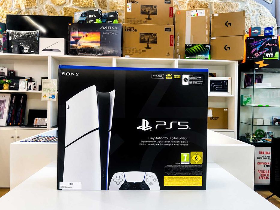 PlayStation 5 Digital Edition 825GB — Nova, Fatura + Garantia