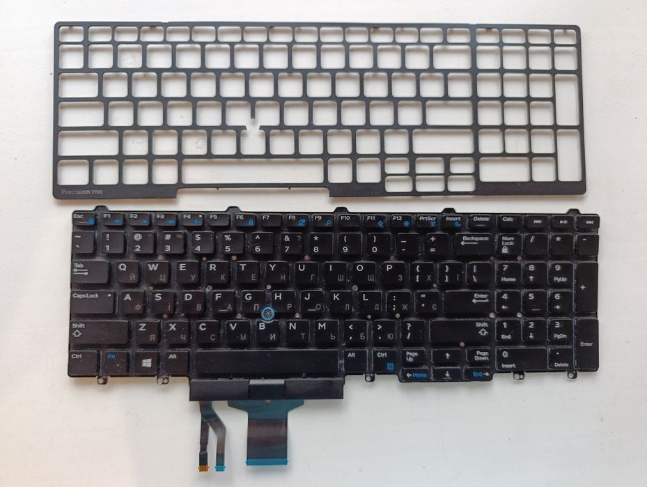 Клавіатура для ноутбуків DELL 7720 7710 Latitude E5550 E5570 Precision 3510  3520 3530 7510 7520