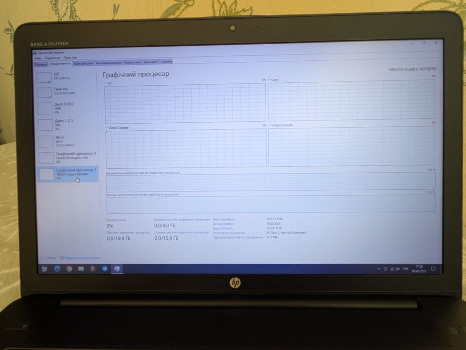 HP Zbook 17 G3 Core i7 6820 HQ 17"