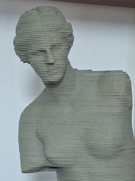 Puzzle 3D vênus de Milo - feito com tiras de cartão