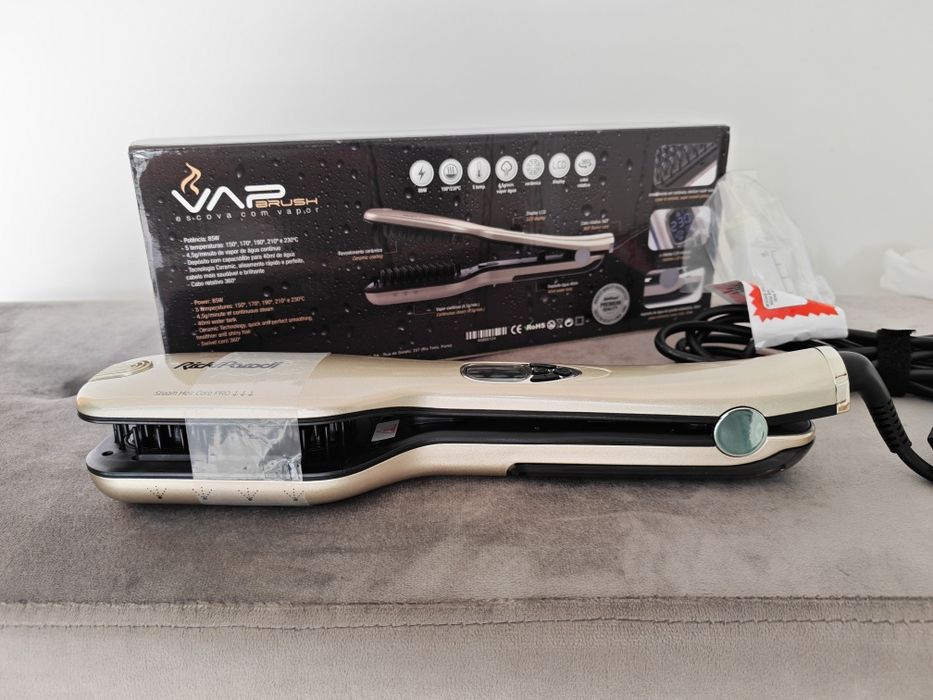 Escova Cabelo Elétrica a Vapor Ricki Parodi Vapbrush