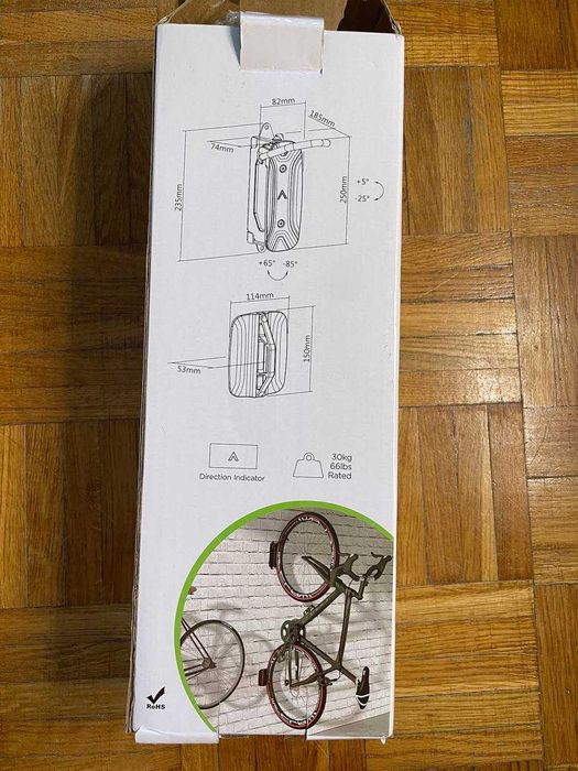 Mimoke Obrotowy uchwyt ścienny na rower 6059