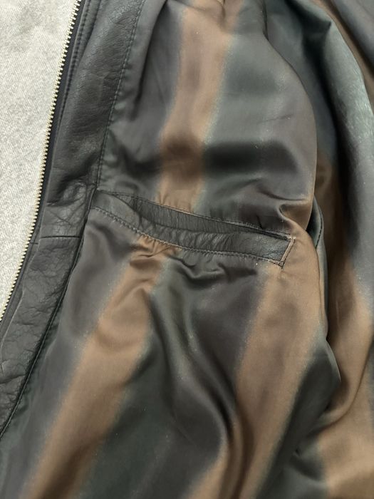 Кожаная куртка педжак винтаж quadro sportment