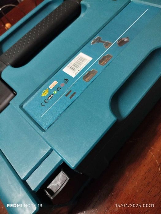 Pistola de impacto motor brushless 6000rpm 2200nm 2 baterias 88v