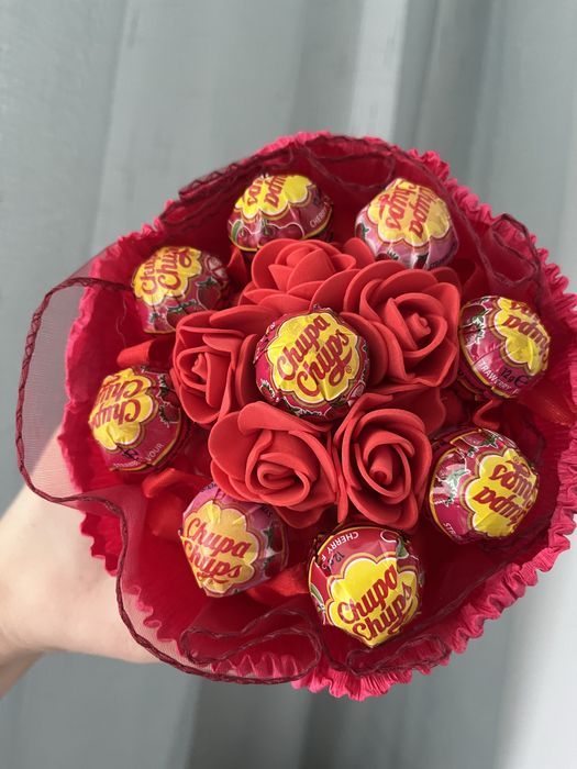 Bukiet z lizaków słodki prezent