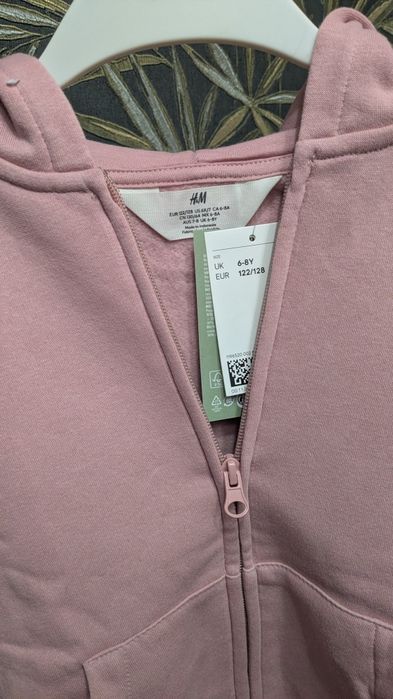 Кофта пусер НМ H&M 6-8 світшот