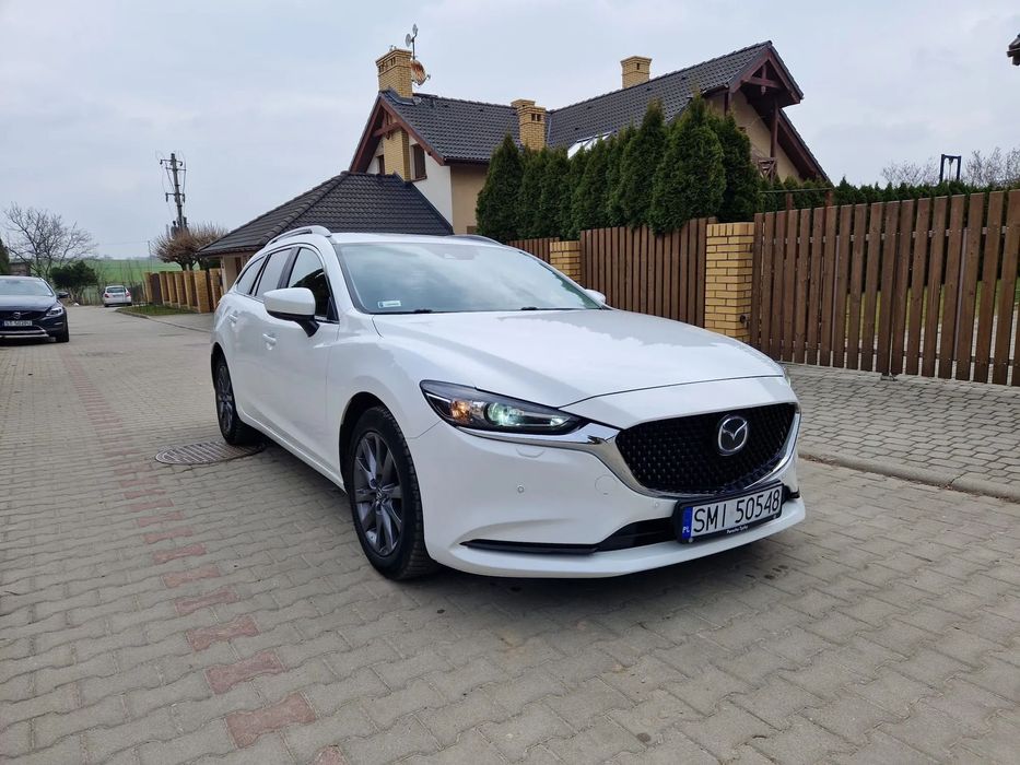 Mazda 6 head-up*biała perła*mały przebieg*Polski salon