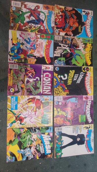 Lote 36 Revistas BD Super-Heróis em Idioma Espanhol