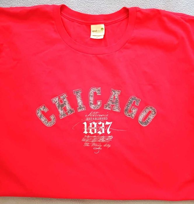 T-shirt - CHICAGO,nowa bez metki,z USA,roz. 2X
