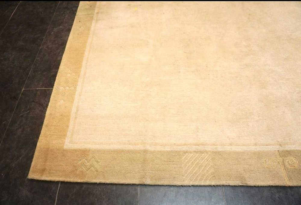 Elegante e suave Tapete do NEPAL, Lã s/Algodão, manual, com 236x172 cm