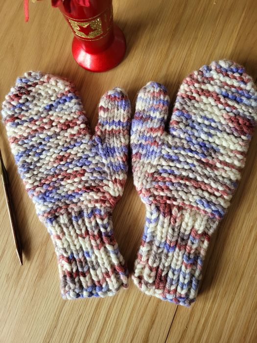 Kaszmirowa  czapka + rękawiczki z  włoskiego 100% kaszmiru (handmade)