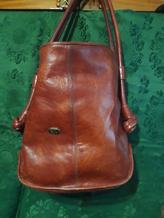 Сумка-мішок, шкіряна VERA PELLE