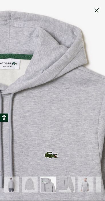 Camisola com capuz Felpa Lacoste