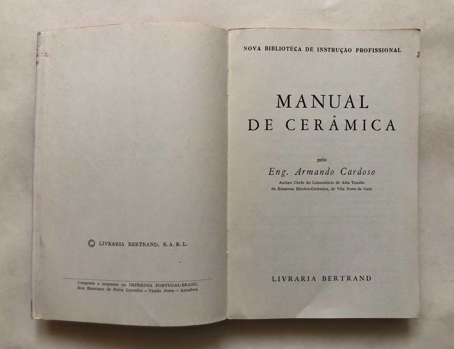 Manual de Cerâmica  - Engº Armando Cardoso