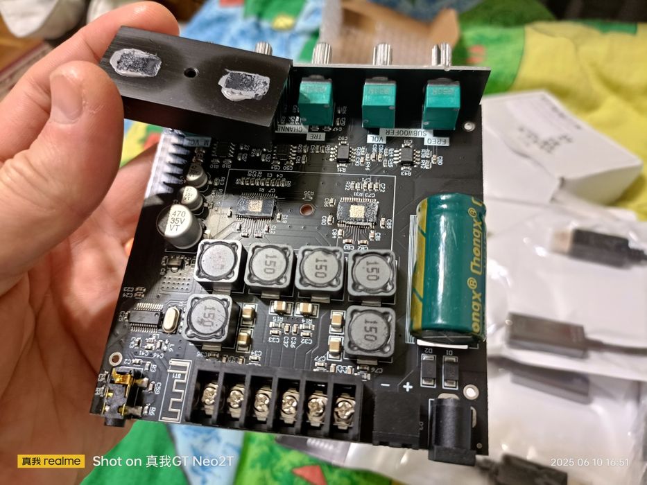 Усилитель мощный на TPA3116D2 - ZK-TB21 Bluetooth 5,0 - 100W сабвуфер