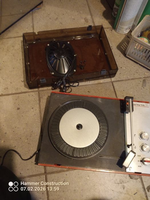 Gramofon Party Hit74 kręci działa 3 szt