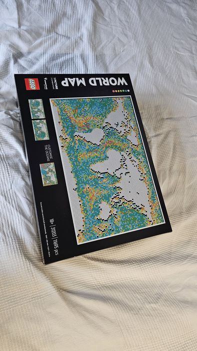 NOWE LEGO Mapa Świata (World Map, nr 31203), 11695 el.