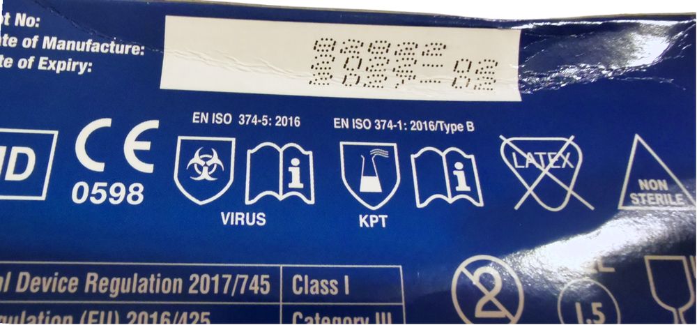 Rękawiczki Jednorazowe Nitrylowe ROBUST Aurelia L 100szt