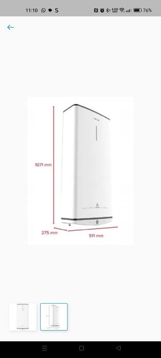 Podgrzewacz wody Ariston Velis pro 80