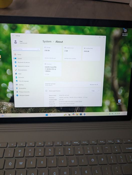 Трансформер Microsoft Surface Book 2 i7-8650u 8/256gb 3k ips