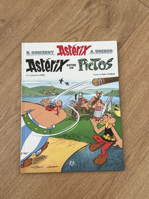 Livro banda desenhada Asterix entre os Pictos