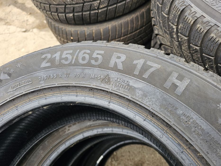 Opony Zimowe R17 215/65-8mm-Semperit