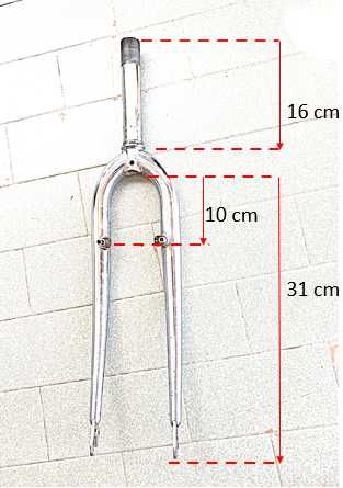 Garfo ou forqueta 26" de bicicleta