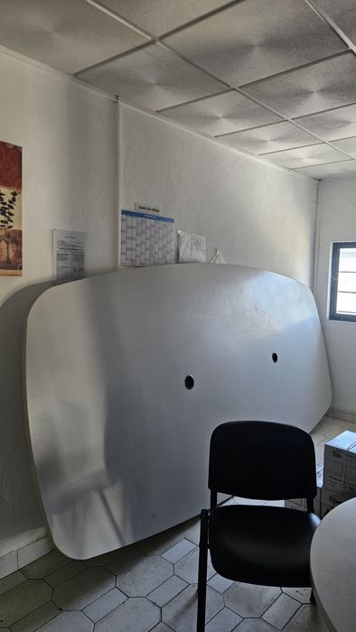 Mesa de escritório branca 3,40x1,60m