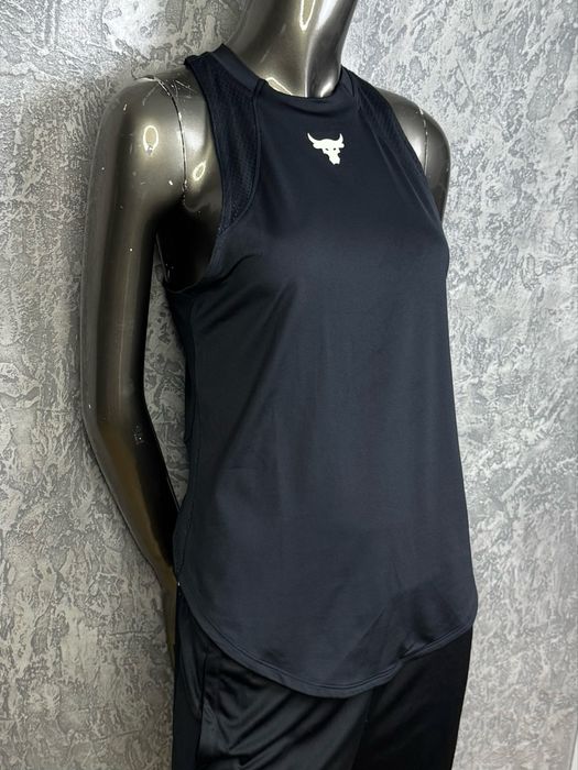 Under Armour Heatgear майка S-M размер женская спортивная черная