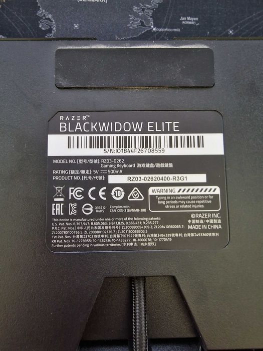 Klawiatura Razer BlackWidow Elite + mysz Razer DeathAdder Essential