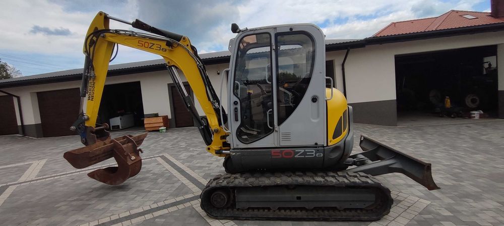 WYNAJEM minikoparka WackerNeuson 5,7 t, 1,7 t, wiertnica studni ręczna