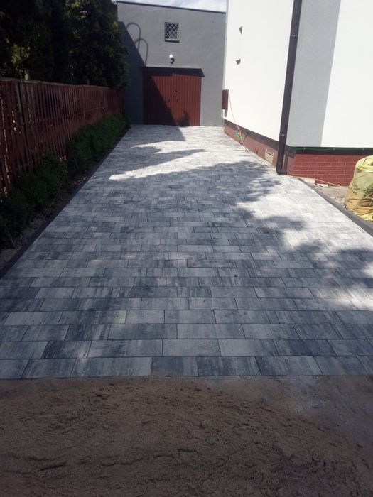 Kostka brukowa ,brukarstwo, układanie, Polbruk , płoty