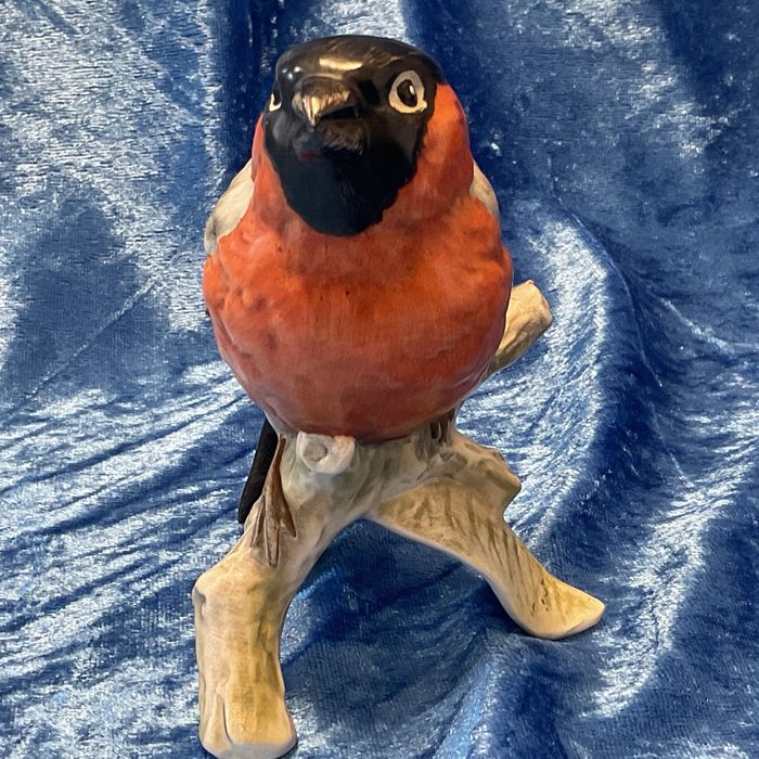 Ave porcelana pintura manual 13 cm